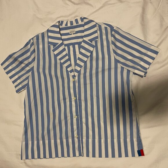 Kule Striped Button-Down Top - Picture 2 of 5